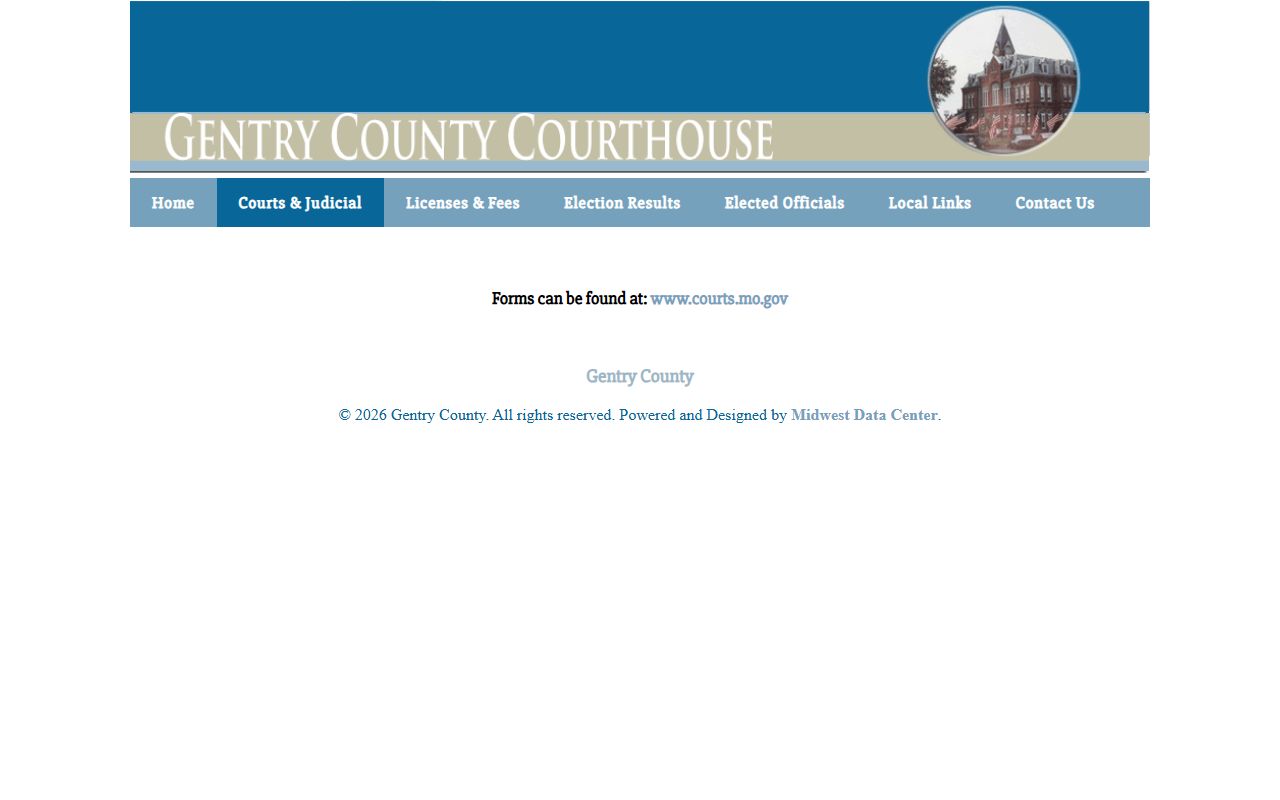 Gentry County court records courts and judicial page