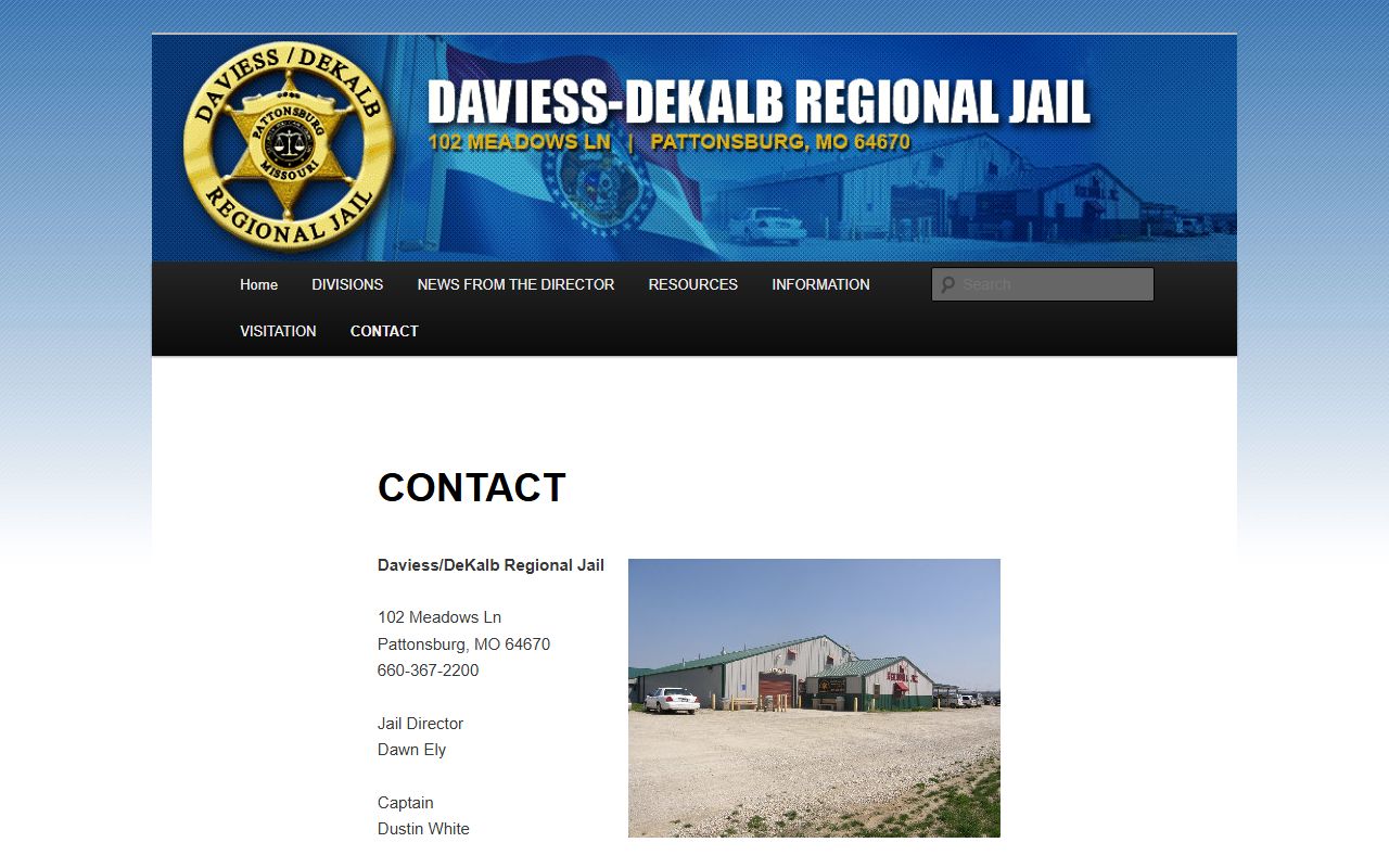 Gentry County warrant records regional jail contact information
